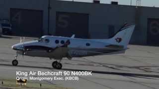Beechcraft King Air 90 Landing @ Springfield-Branson National Airport