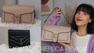 SARAMART HANDBAG + CARDHOLDER REVIEW, Replica handbags