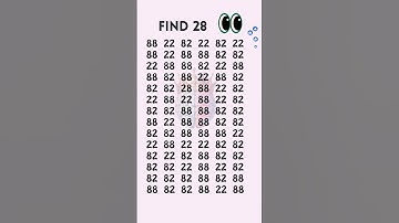 challenge your self to spot 28! in 3 sec? Super Sharp Eyes Can! 🔍👀#brainteasers#iq#shorts