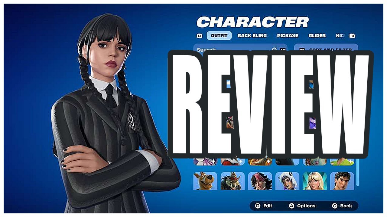 Стоит ли покупать облик Уэнсдей Аддамс? Обзор и демонстрация Fortnite!