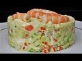 Ensaladilla de aguacate y langostinos