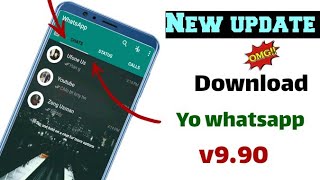 Yo whatsapp 9.90 download latets update | Download yo whatsapp v9.90 latest version 2020| screenshot 5