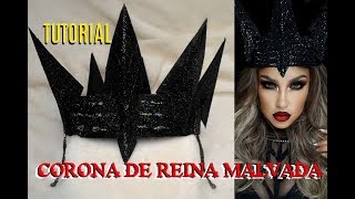 TUTORIAL    CORONA de la REINA MALVADA / Evil Queen Crown tutorial | auroramakeup