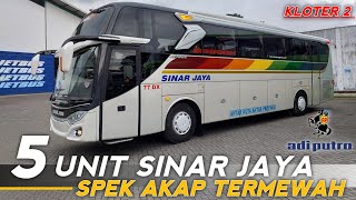 PERSIAPAN MUDIK LEBARAN ‼️ 5 UNIT BUS MHD PO SINAR JAYA DENGAN SPEK AKAP ISTIMEWA DARI ADIPUTRO