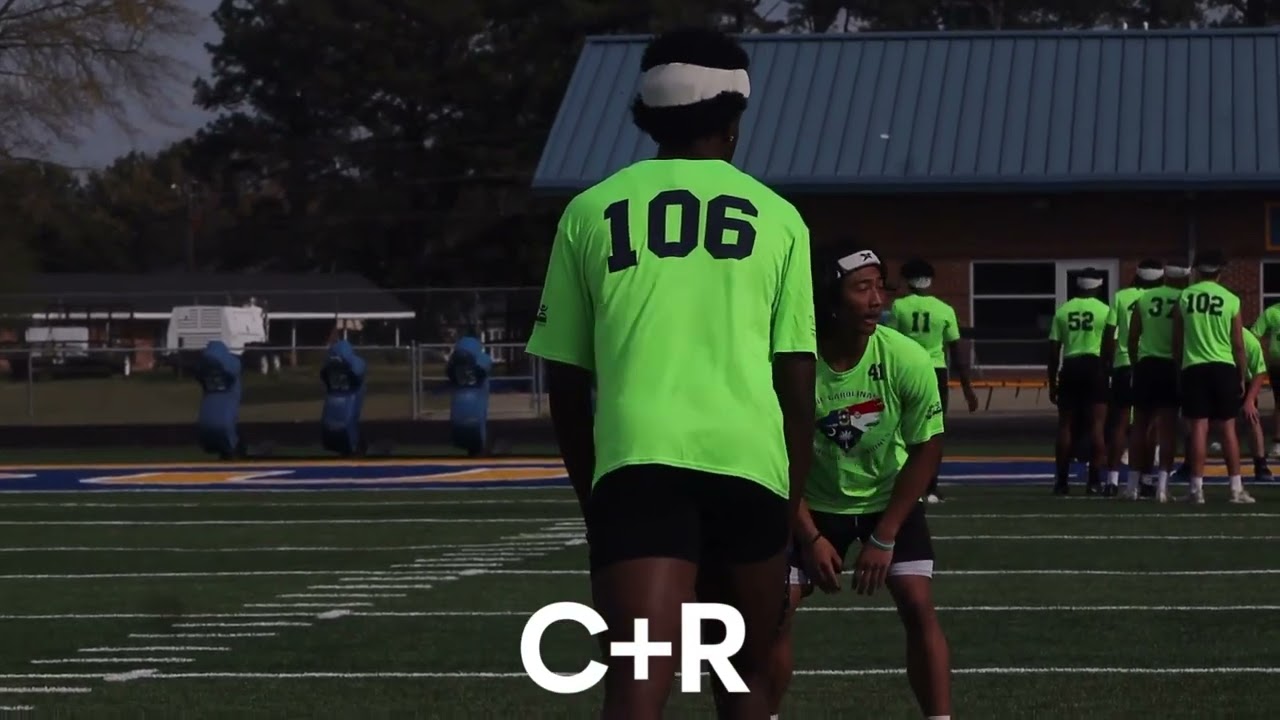 WATCH: Carolina Coaches Combine DB vs WR c/o 27-28