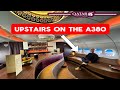 I Go Upstairs And Try Qatar Airways A380 Business Class-Is It Better Than Q Suites?