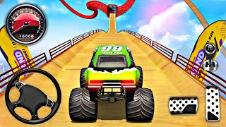 Monster Truck Extreme Stunt Racing - GT Car Mega Ramp Impossible Driving - Android Gameplay screenshot 4