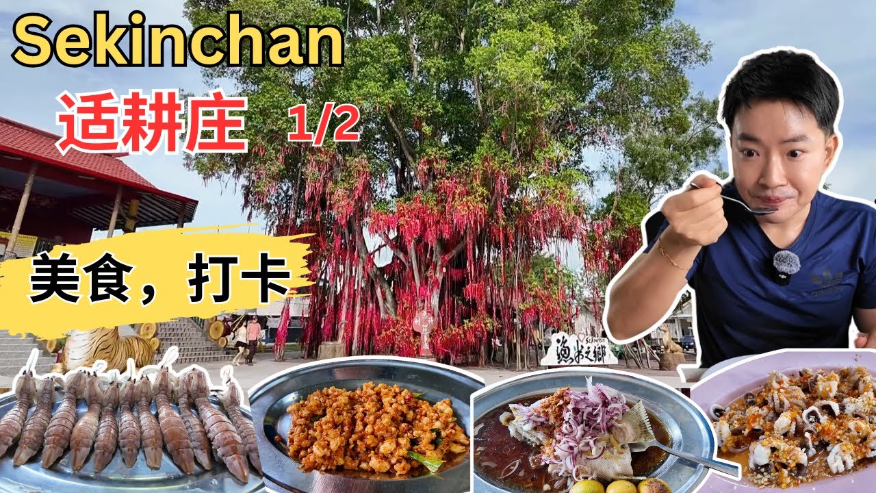 [Sekinchan 适耕庄～美食，打卡1/2] 每天爆满的源发海鲜饭店！阿猪kuku鱼！168 蒸石斑鱼头！玖玖同心蟹炒米粉！华仔芒果园！赖叔叔果园！椰生态园！集美花园啦啦煎！老庄记咖喱面！