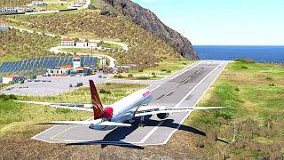 Unbelievable! 787 Air India Takes Off from World’s Shortest Commercial Runway Saba Airport