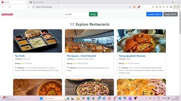Zomato Clone Project | Spring Boot & Angular