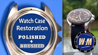 Watch Case Restoration: How to Combine Polished + Brushed Surfaces  |  1970