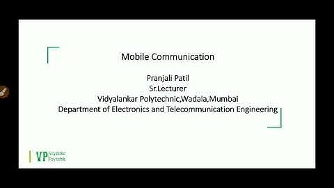 Block diagram of Mobile unit & Frequency Synthesizer