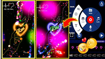 How To Make Trending Colorful Name Art Video Editing in Kinemaster | Name Art Video Editing
