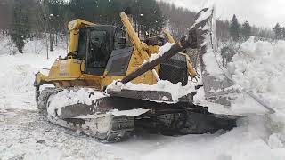 Komatsu D85 Ex Dozer Dozer In Snow Plow Şfet Şmakinaları