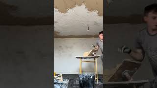 Floating coat on lath and lime plaster ceiling in Mobberley on grade 2 listed building building 