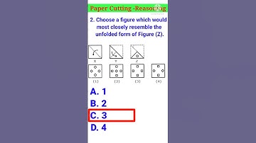 Paper Cutting || reasoning|| imp question #SSCGD #RRB #shorts