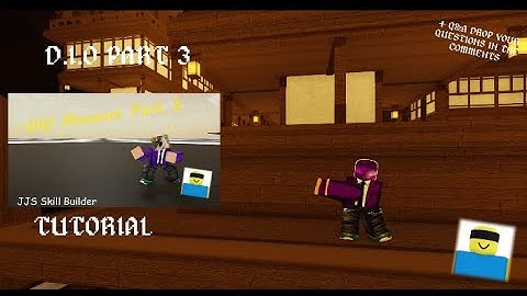 DIO PART 3 Moveset tutorial Jujutsu Shenanigans JJS Skill Builder + Q&A