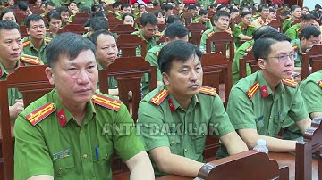 Đắk Lắk: Thông báo Quyết định của Bộ trưởng Bộ Công an về công tác cán bộ