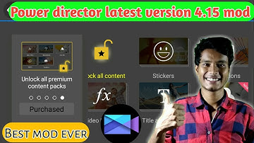 Power director mod version 4.15 | fully unlocked APK | best mod of power director