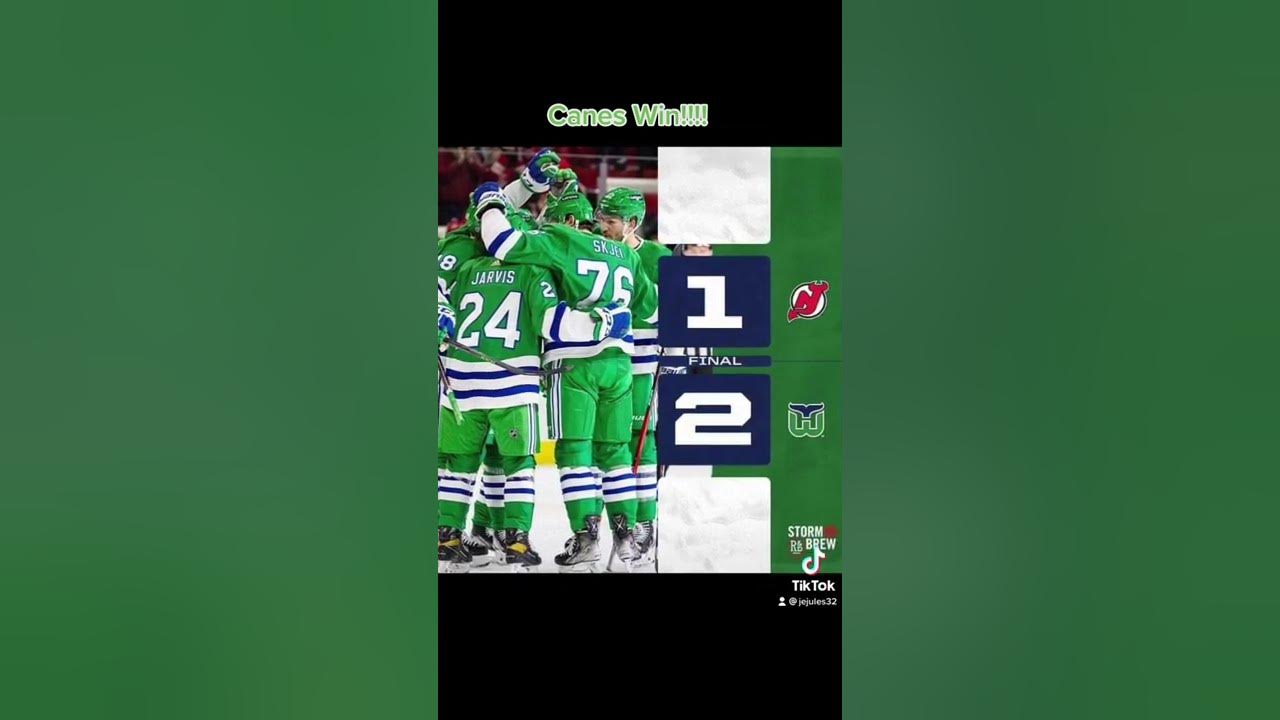 VIDEO: Hurricanes don Whalers jerseys 