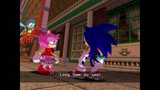 Sonic Adventure DX {Sonic} Sky Chase Act 1 & Stage 5 - Twinkle Park