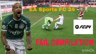 EA Sports FC 24 and FIFA 23 fails own goals dirty tackles goalkeeper mistakes