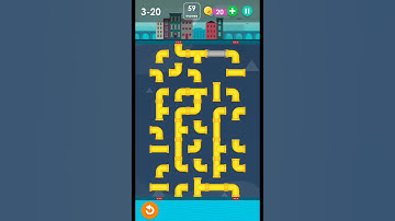 Smart puzzles pipes extra level 20 #how to solve pipes level 3-20