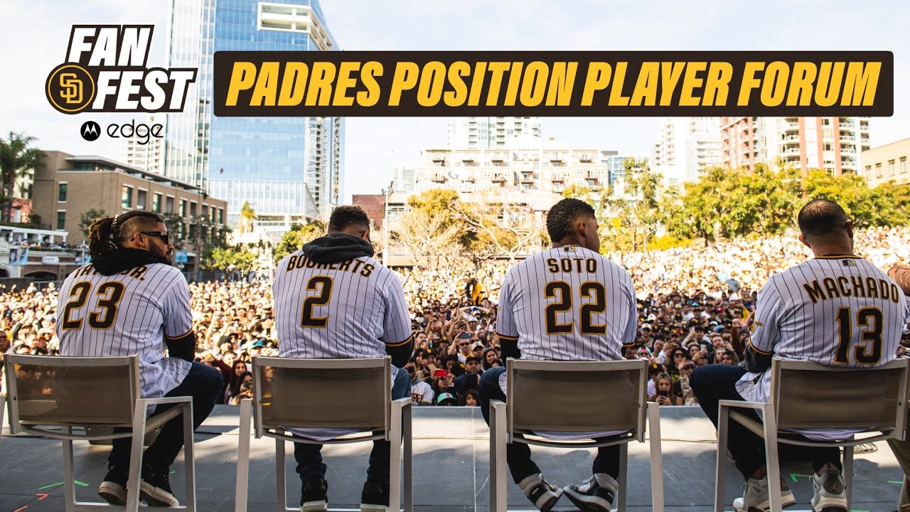 San Diego Padres Position Player Forum 2023 Padres FanFest YouTube