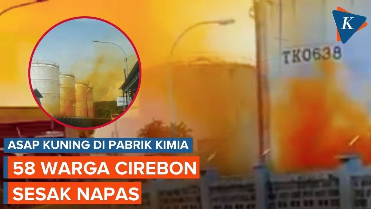 Asap Kuning Membumbung di Pabrik Kimia, 58 Warga Cirebon Sesak Napas ...