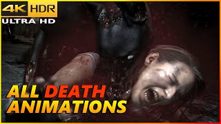 Resident Evil 3 Remake PS5™ All Enemies Death Animations + Game Over Screens [4K 60fps HDR]