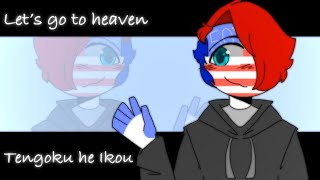 Tengoku He Ikou (Let’s go to Heaven) || animation meme remake || Countryhumans RusAme