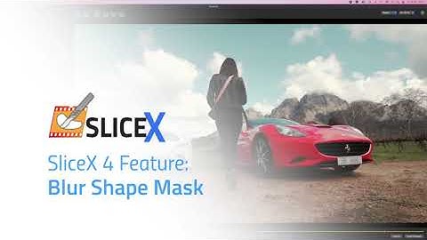 How to blur a license plate with slicex 4 in final cut pro