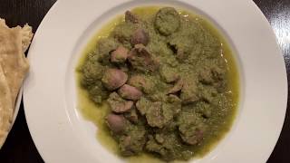 Yuhuu I did it, Lamb Kidney with Spicy Green Sauce.