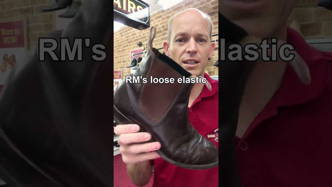 Loose and baggy elastic on your RM Williams boots? Get it replaced.
