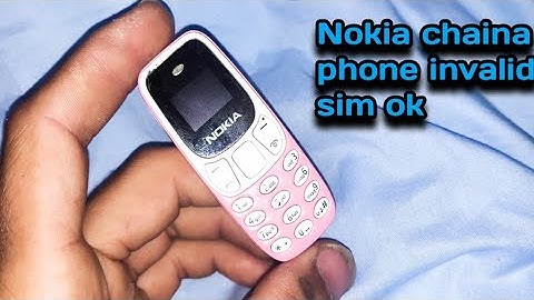 Nokia chaina mini phone imei change
