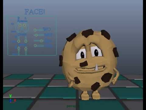 Singing Cookie - 3D animation playblast - Alyssa Lee