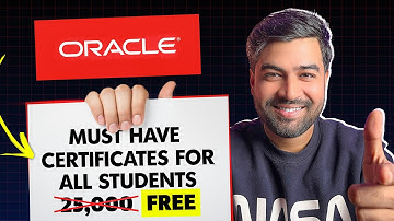 ₹25,000+ Certificates for FREE! Oracle Cloud & AI Certification Guide (Limited Time!)