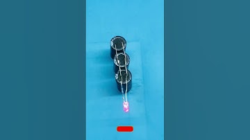 Charging Capacitor with LED: Simple and Practical Applications #experiment #shorts