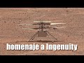 Homenaje al Mars Helicopter Ingenuity - Marte 2024 - vídeos y fotos reales