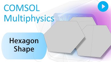 How to create Hexagon shape easily in COMSOL Multiphysics® Software