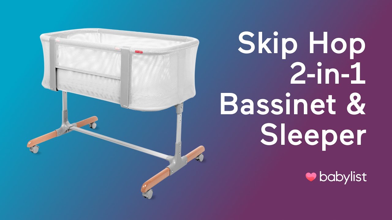 Skip Hop Cozy-Up 2-in-1 Bedside Bassinet & Sleeper Review - Babylist 