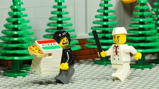 Lego City Pizza Delivery Attack Fail