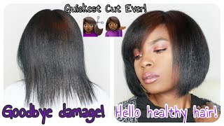 Quickest Haircut EVER | I Cut My Hair...AGAIN | Sekoya Hicks