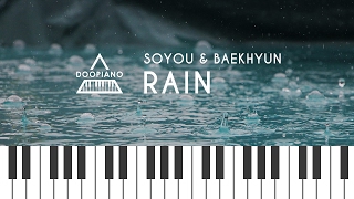 소유 (Soyou) & 백현 (Baekhyun) - 비가와 (Rain) Piano Cover chords