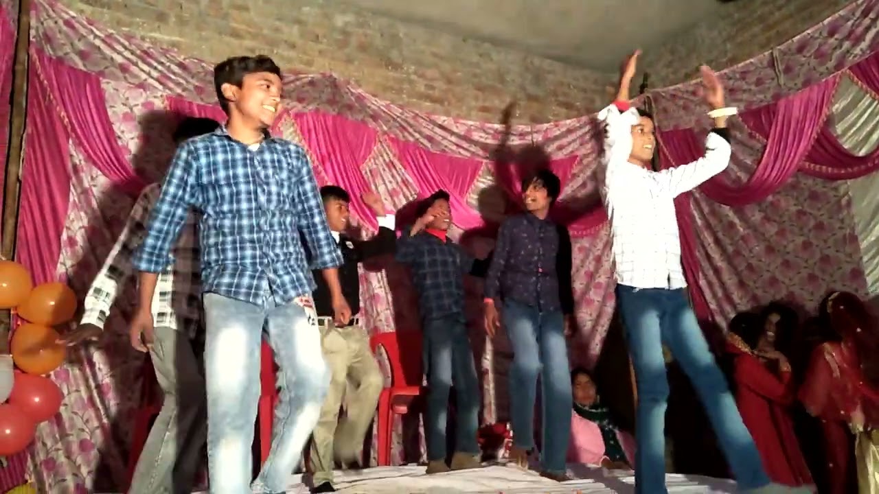 Christmas performance boys dance azad prindye branch saidpur