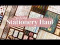 Spring Stationery Haul🌷🧺🌿 Gorgeous journaling supplies for this season! Ft. Liene PixCut S1
