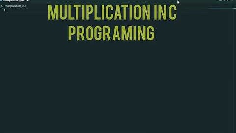 #C language in short , #c programing, #coding Multiplication in C programming #shorts