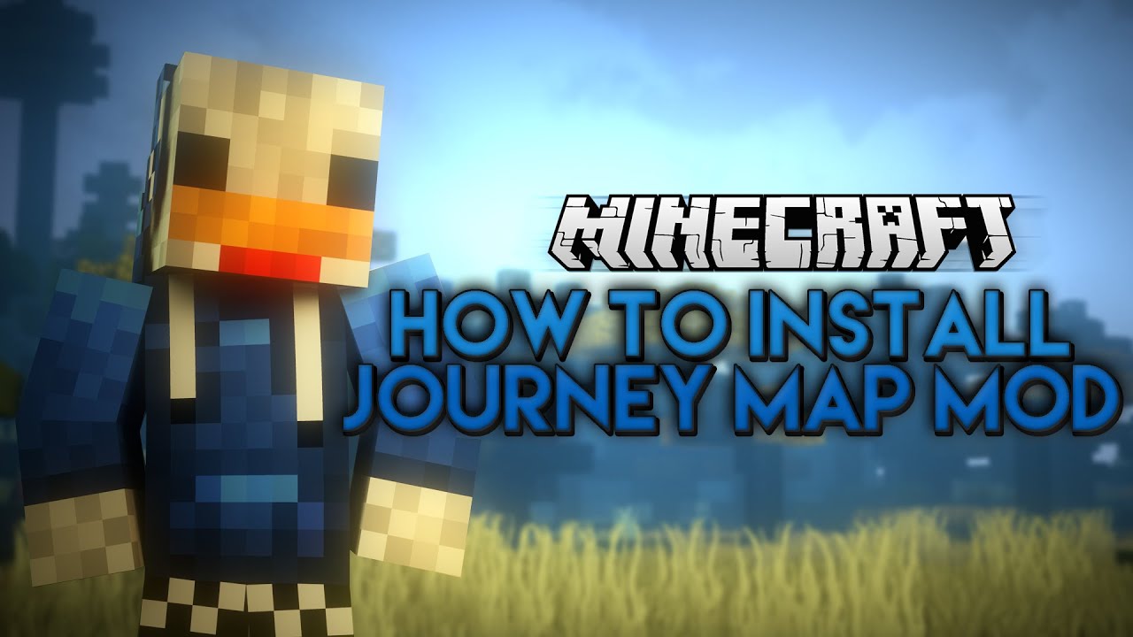 Minecraft - How to install the JOURNEY MAP MOD 1.9 (2016) - Working