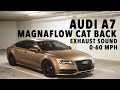 AUDI A7 MagnaFlow Cat Back Exhaust! 0-60MPH and Exhaust Clips