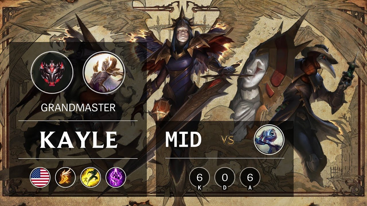 Kayle Mid vs Fizz - NA Grandmaster Patch 9.14